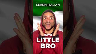 #Shorts #Mercuri_88 Learn Italian With Little Bro - Snack #Funny #Learning #Littlebrother  #Comedy