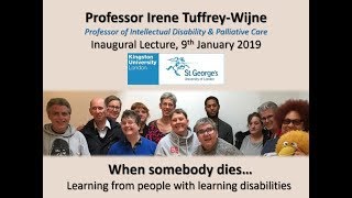 Irene Tuffrey Wijne Inaugural Lecture 9Jan2019