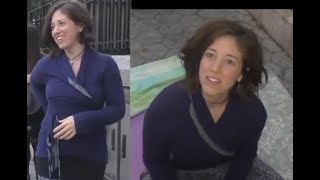 Luodong Gives Long Mage To White Woman On The Sidewalk