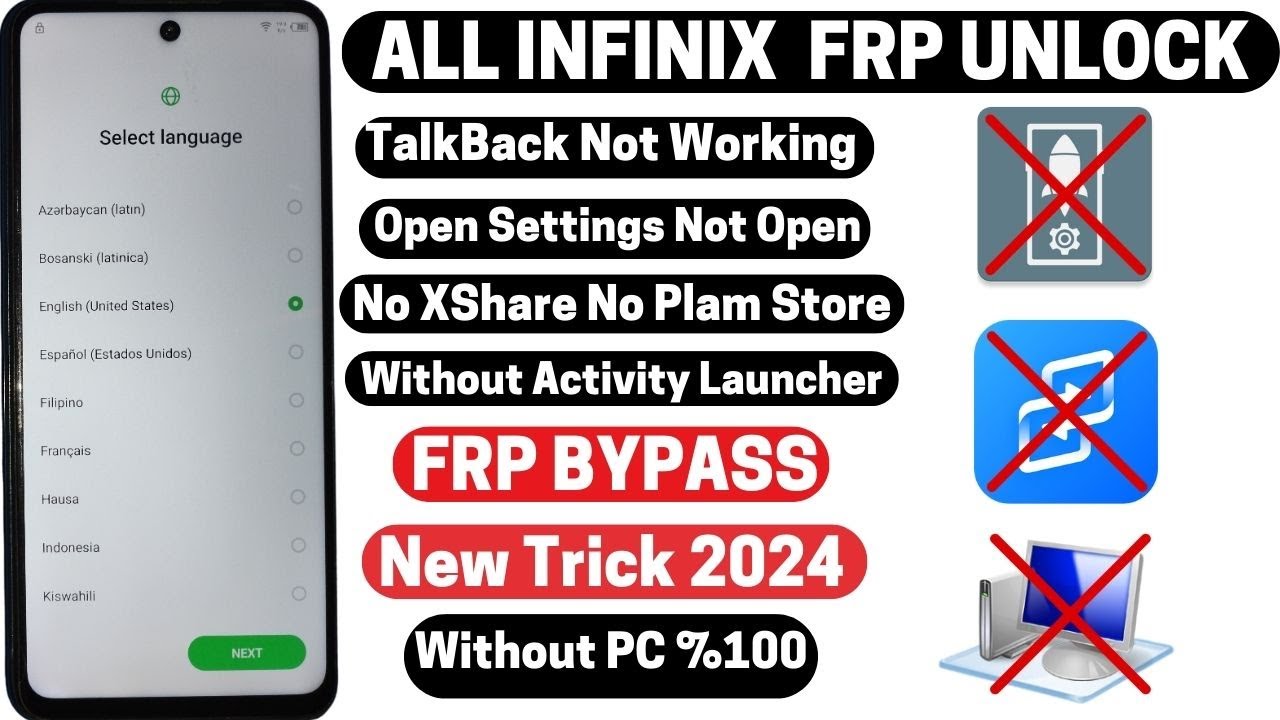 All Infinix Android 12/13 Frp Unlock/Bypass Google All Infinix Android 12/13 Frp Unlock/Bypass Google