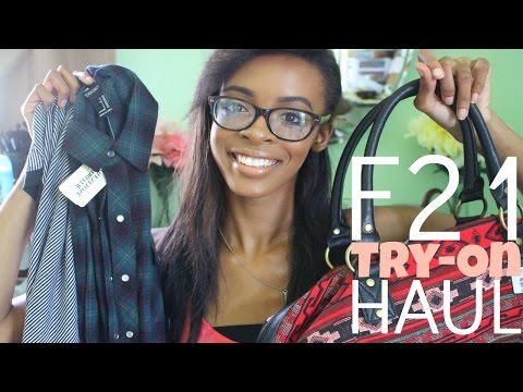 FOREVER 21 | TRY ON HAUL â™¡ Lawenwoss