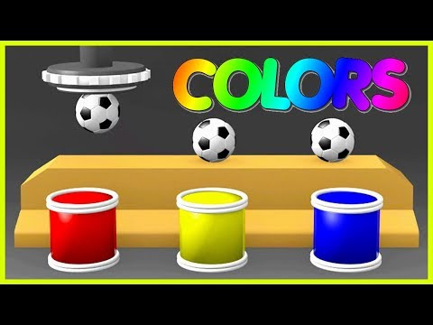 Learn Colors With Soccer Balls for Children - Learn Colors With Balls Surprise Eggs For Toddlers Learn Colors With Soccer Balls for Children - Learn Colors With Balls Surprise Eggs For Toddlers