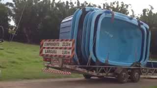 Frota saindo para entregas na região sul do pais.
