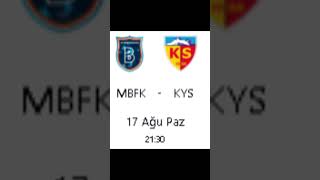Başakşehi̇r Kayseri̇ Maçi Ne Zaman Saat Kaçta Tahmi̇n