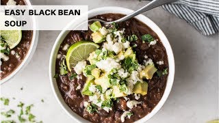 Easy Black Bean Soup