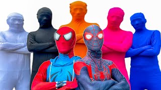 Spider-Man Vs Mystery Color Team ( Dark Movie 16+ ) By Follow Me