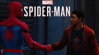 MARVEL'S SPIDER-MAN - Peter Saves Miles Morales & Teach Him to Fight | PS4 Gameplay