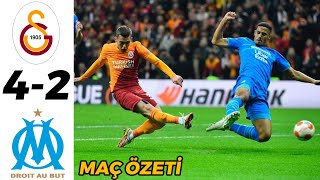 Galatasaray - Marsilya (4-2) - Geniş Maç Özeti | UEFA Avrupa Ligi