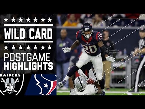 Raiders Vs Texans Nfl Wild Card Game Highlights Raiders Vs Texans Nfl Wild Card Game Highlights