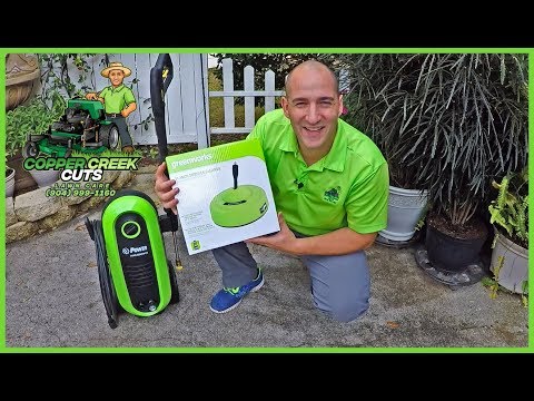 Greenworks Electric Pressure Washer Surface Cleaner Review (30012)