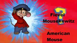 Whos That American Mouse Its Fievel Mousekewitz