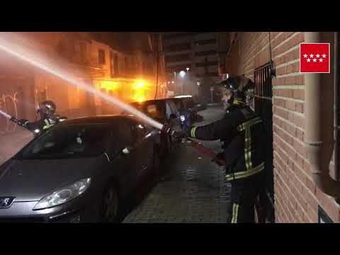 Incendio antiguo cine en Torrejón de Ardoz.