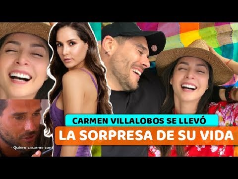 Sebastián Caicedo le PIDE MATRIMONIO a Carmen Villalobos en programa en vivo