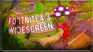 How to Play Fortnite In a Stretched/Widescreen 4:3 Resolution (Tutorial) (PC ONLY)