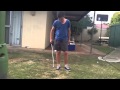 Golf juggling (soccer juggle)