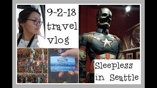 Alaskan Goes to Seattle (Marvel Museum, Gum Wall, Great Wheel..) || Sleepless