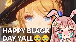 【CRYING IN THE CLUB】happy black day to all the singles🥹 let's cope with genshin 