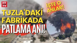 Birçok Ilçeden Duyuldu Tuzlada Bir Iş Yerinde Patlama Ve Yangın Meydana Geldi