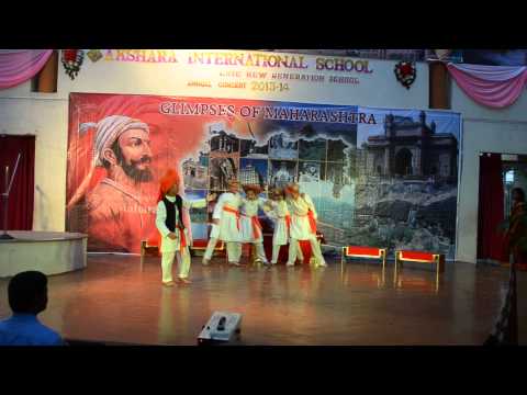 powada of shivaji maharaj(shoubhits annual day in school(akshara...