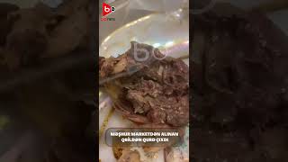 Məşhur Marketdən Alınan Qrildən Qurd Çıxdı