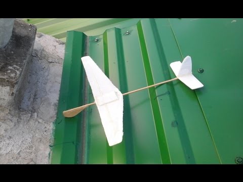 Как сделать планер из одной потолочной плитки Как сделать планер из одной потолочной плитки