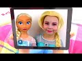 Alice Pretend Princess Frozen Elsa And Anna The Best videos of 2018 by Kids smile tv