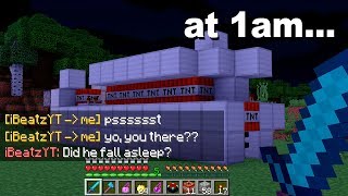 It's 1am and we are cannon our BIGGEST ENEMIES! (minecraft factions)