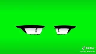 Ojos En Pantalla Verde