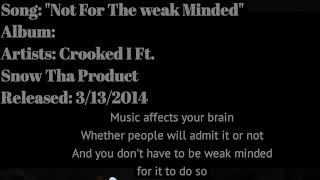 Watch Crooked I Not For The Weak Minded video