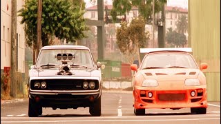 Hizli Ve Öfkeli̇ 2001 - Son Sahne Toyota Supra Vs Dodge Charger
