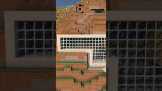 Maison À 2 Étages Dans Le Mur Minecraft