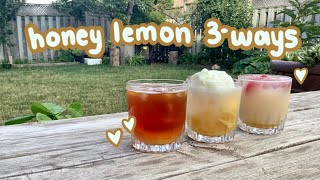 Delicious Summer Honey Lemon Drinks - 3 Ways Learn To Mix Drinks With Us Pt 2
