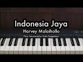 Indonesia Jaya - Harvey Malaihollo | Piano Karaoke by Andre Panggabean