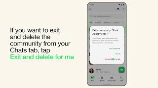 How To Exit A Community On Android Whatsapp