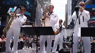 Navy Band Northeast Brass Times Square Memorial Weekend 2015 Navy Band Northeast Brass Times Square Memorial Weekend 2015