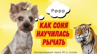 Как Соня Научилась Рычать - Автоматизация Звука [Р] В Словах - Игровое Занятие