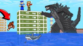 Dev Godzilla Şehri̇ Yok Edecek - Minecraft