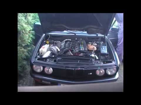 Startversuch eines BMW E28 M5 Turbo mit GT40 und KDFI Motor wurde berholt 
