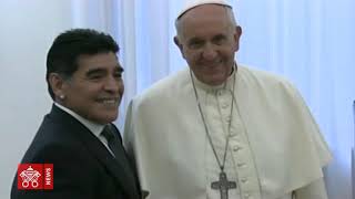 El Papa Francisco y Diego Armando Maradona
