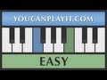 Beethoven - 9th Symphony (Ode To Joy) [Easy Piano Tutorial]
