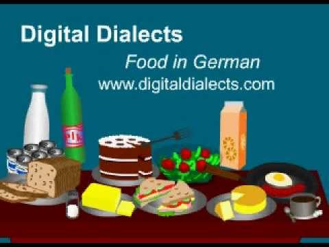 Learn German - words for food - YouTube