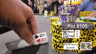 Safe Flop And Opponent CHECK-RAISE?! | Poker Vlog Ep 2
