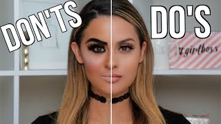 Makeup Mistakes To Avoid - Do's & Don'ts Makeup Mistakes To Avoid - Do's & Don'ts