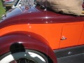 Beautiful Cadillac in Purple & Orange Classic Cars on a sunny day at Perth Classic Car Show.AVI