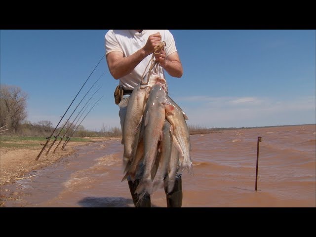 Watch Early spring catfish and crappie from the bank on YouTube.