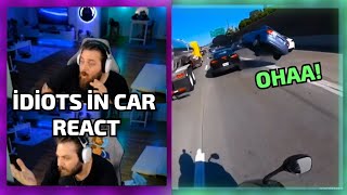 Elraenn Reacting Idiots In Cars Araba Kazaları