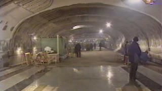 Видео Посещение строящейся ст.м. "Улица академика Янгеля" В.Путиным и Ю.Лужковым (ТВ, 2000) от AtmosferaXXI, улица академика Бармина, Москва, Россия