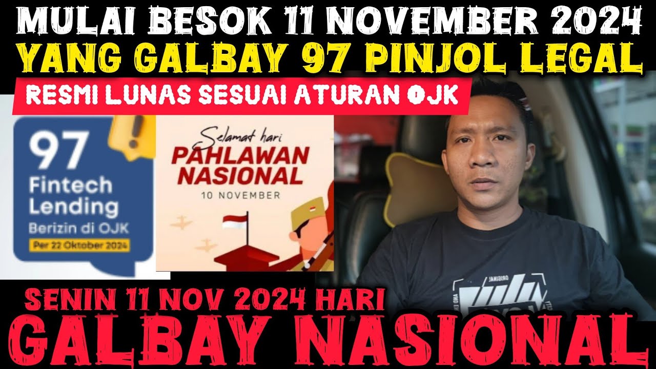 Starting Tomorrow 11 November 2024! The Galbay 97 Pinjol Starting Tomorrow 11 November 2024! The Galbay 97 Pinjol