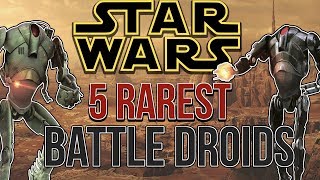 5 RAREST Droids of the Separatist Army (Ft. Eckharts Ladder)