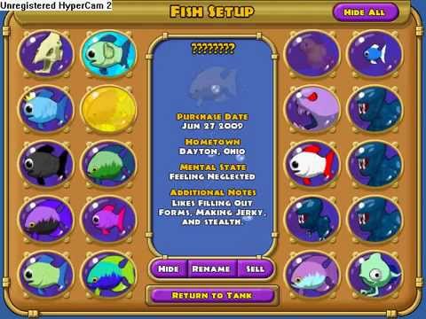 insaniquarium all pets insaniquarium all pets